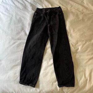 Black American Eagle straight jeans